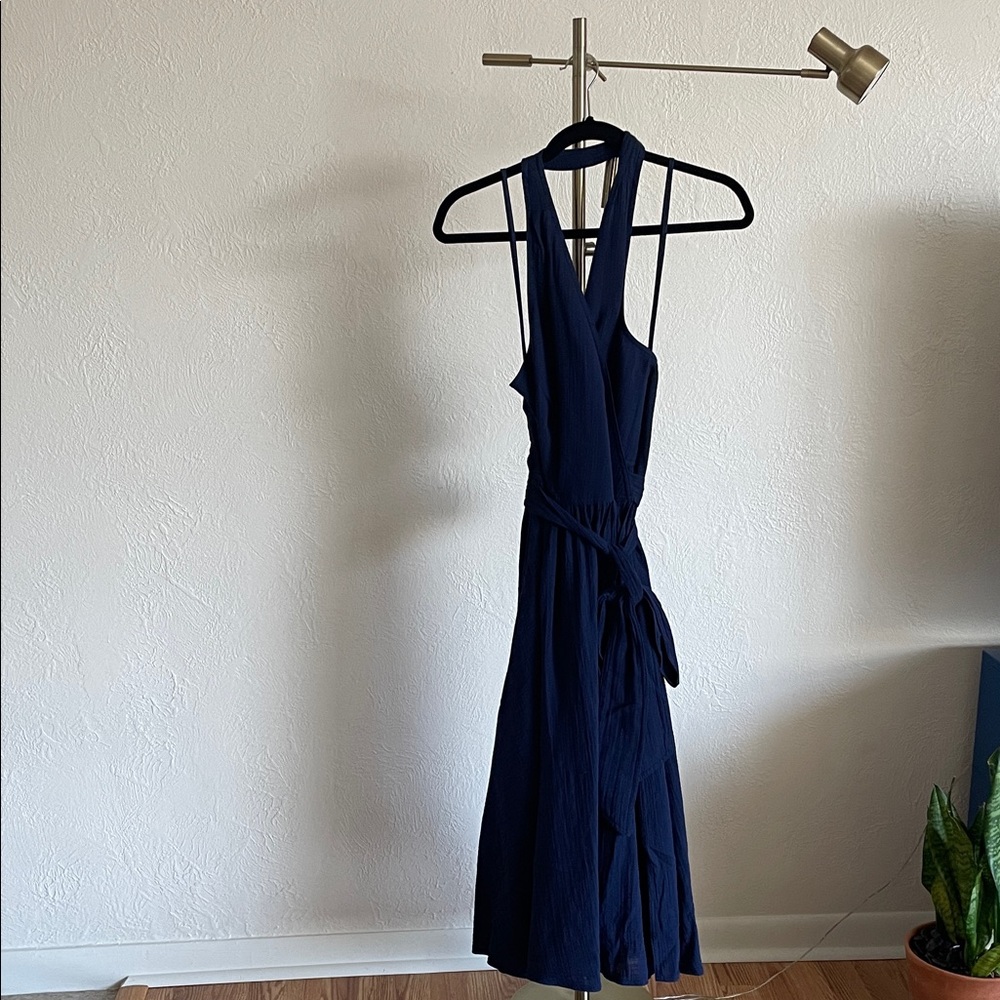 Polo Ralph Lauren Deep Blue Backless Dress - Picture 2 of 5